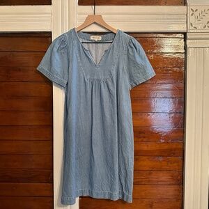 Madewell Denim Short Sleeve Dress